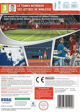 Virtua Tennis 4 box cover back